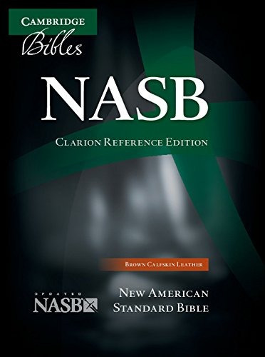 Nasb Clarion Reference Bible, Brown Calfskin Leather, Ns485x