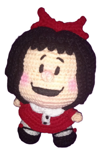 Mafalda Amigurumi / Crochet Tejida A Mano 19 Cm