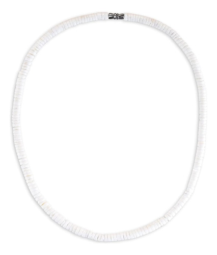 Simpleasure Collar De Conchas De Puka Naturales Blancas, Cue