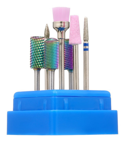 Juego De 7 Brocas Para Uñas De Carburo De Tungsteno Para Man
