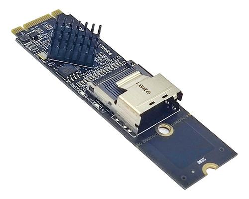 M.2 Nvme A Mini Sas 36 Pin Sff-8087 Tarjeta De Sin Cables