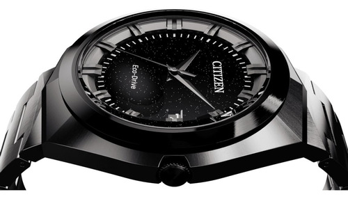 Citizen Eco-drive 365 Black Ip Dial Bn1015-52e Color de la correa Negro Mate Color del bisel Negro Mate Color del fondo Negro