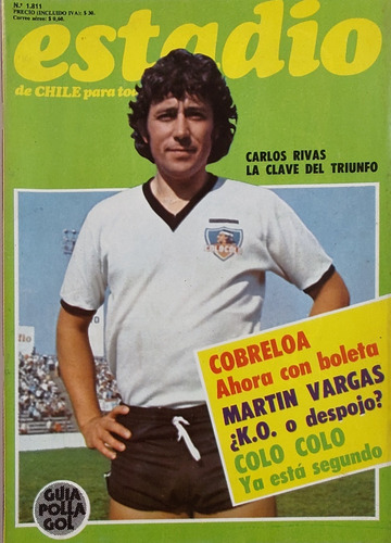 Revista Estadio N°1811 Carlos Rivas (ee15
