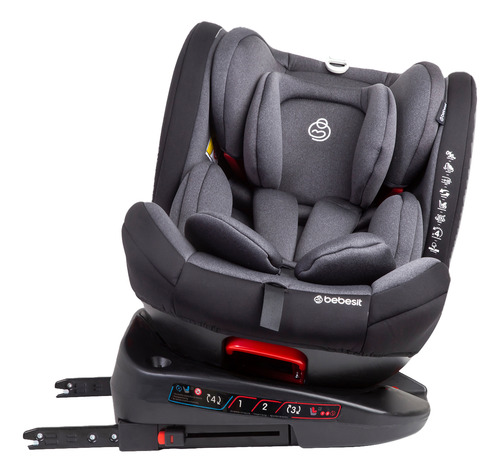 Silla De Auto Saturn Dark Grey