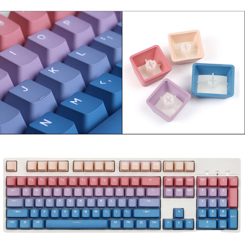 104key Gaming Teclado Mecánico Keycaps Pbt Keycaps