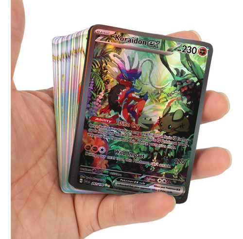 Mazo De 100 Cartas Brillantes Ex + Vmax (tcg - Pokémon)