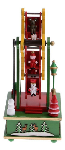 . Natal Roda Gigante Caixa De Música Brinquedo Boneco De