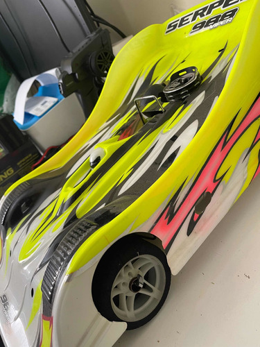 Rc Serpent 1/8 Viper 988 Com Motor Tesla.21 Completo E Novo