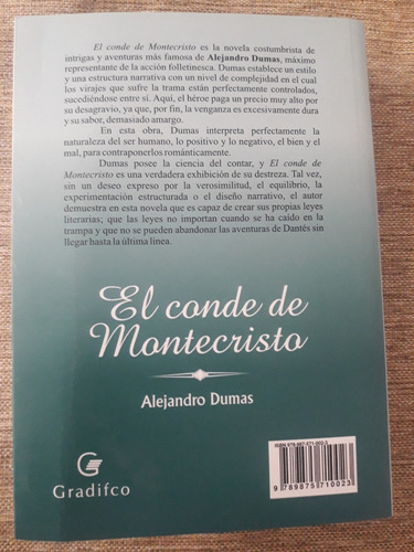 El Conde De Montecristo - Alejandro Dumas. Gradifco Completo