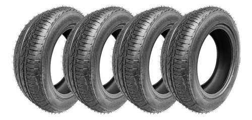 Kit 4 Pneu 185/60/15 Remold Com Borracha Vipal E Garantia