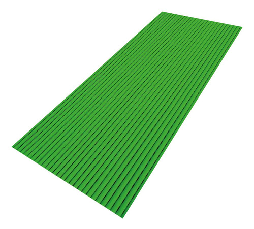 Passadeira Emborrachada Tapete Antiderrapante 5mt X 45cm Comprimento 5 M Cor Verde Desenho Do Tecido Liso Largura 45 Cm