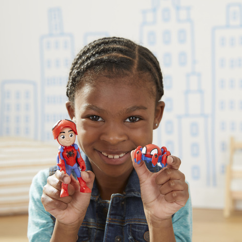 Set Doble Spidey Y Trace-e De 10 Cm, Spidey Marvel