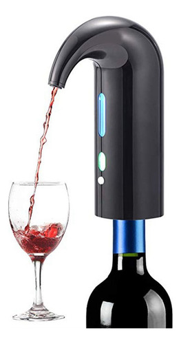 Bomba Dispensadora Eléctrica Para Verter Vino, Color Negro