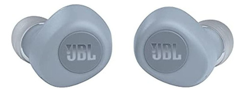 Fone de ouvido in-ear gamer sem fio JBL Wave 100TWS JBLW100TWS blue com luz LED