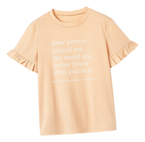Camiseta Para Mujer Verano Tops Activewear Disfraz Recuerdo