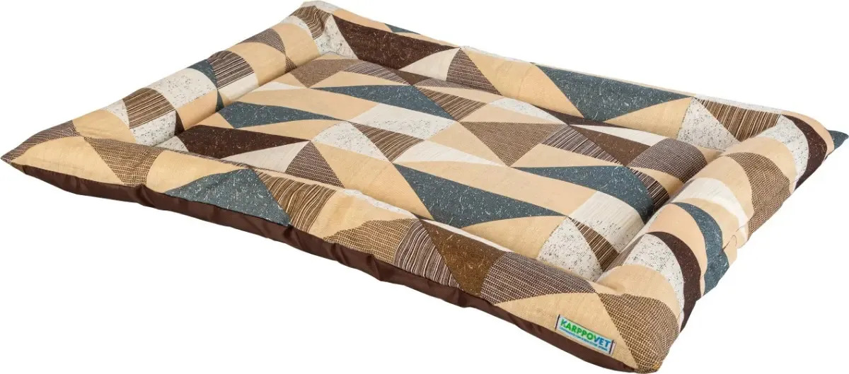 Colchonete Pet Cachorro E Gato Karppovet Luxo Cama Caminha M Cor Geométrico