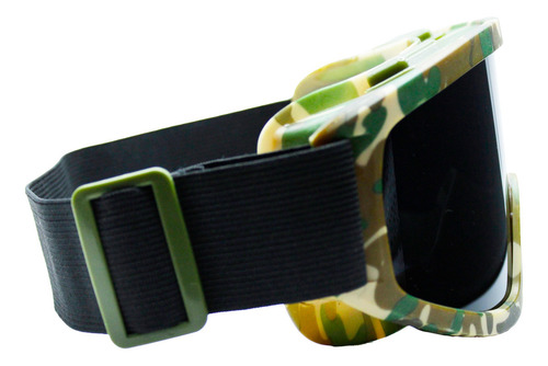 Ts Googl Estilo Militar Color Café T Ngro Varilla Vrd Musgo Armazó Caqui