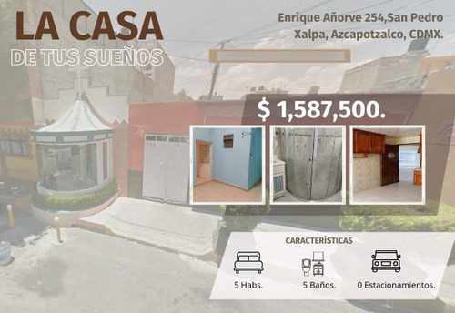 Casa En San Pedro Xalpa / Gv16 - Za 105