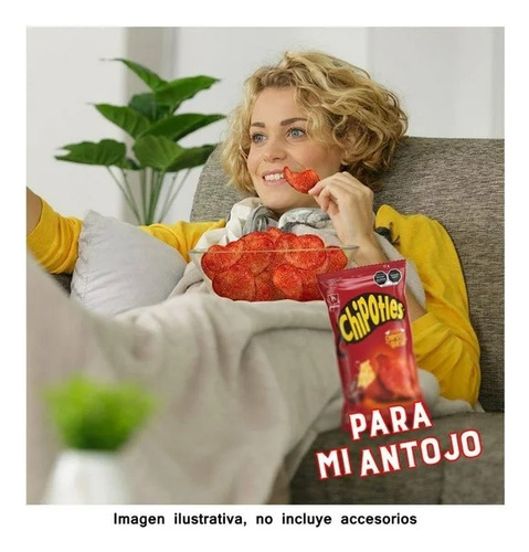 17 Pzas Frituras Chipotles Barcel Chipotle Y Queso 80 G