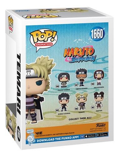 Funko Pop Naruto Shippuden Temari #1660