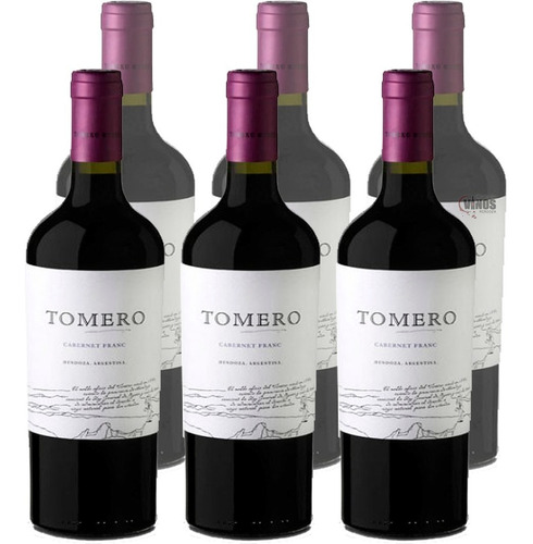 Vino Tomero Cabernet Franc Caja X6 Unidades Bodega Vistalba