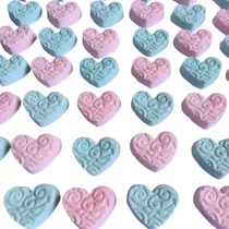 Comprar Jaboncitos De Glicerina Corazón Tramado X 50 Un. Souvenirs