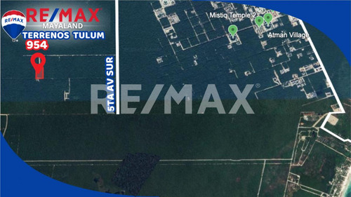 Oportunidad Hectarea En Region 12 A Solo 950 Mts De La 5ta Av Sur De Tulum