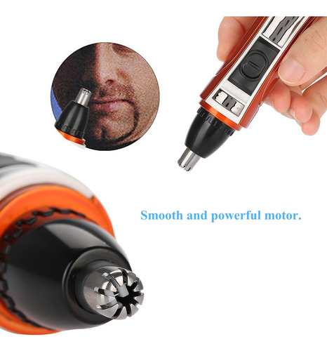 Elétrico Nariz Orelha Cara Depilação Homens Trimmer Clipper