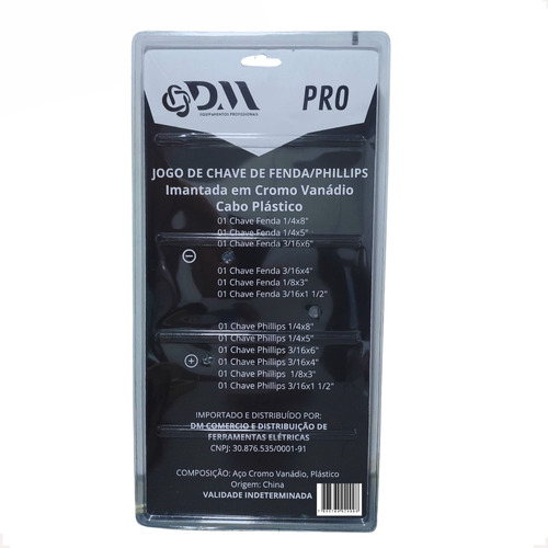 Kit 12 Peças Chave De Fenda E Philips Profissional Imantado Jogo Forte E Resistente Imã Ponta Magnética De Qualidade