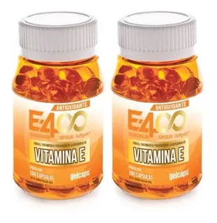 Vitamina E 400mg Con 200 Cápsulas Gelcaps