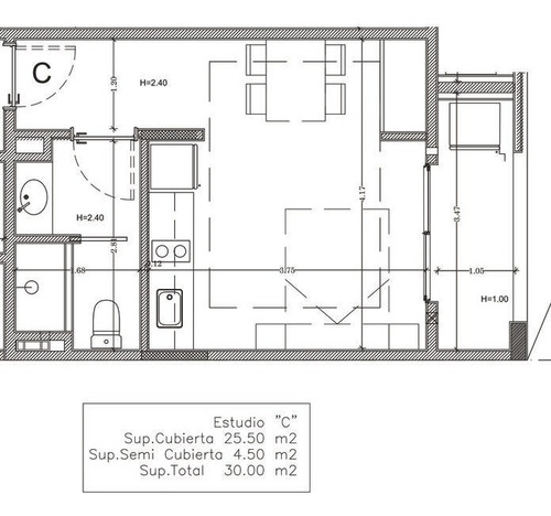 Imagen 29 de 30 de Departamento En Venta De 1 Ambiente En Colegiales