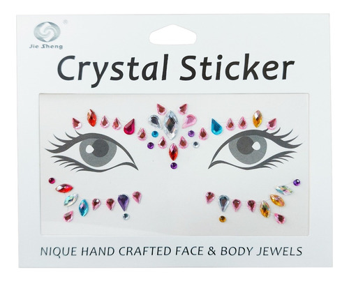 Face Sticker Diamantes Cara Y Cuerpo Color Nº3