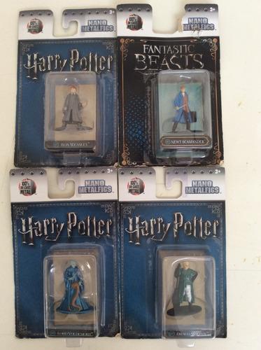 Nano Metalfigs: 4 Figuras Harry Potter
