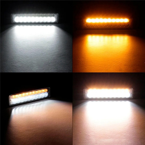 Refletor Projeto Luminaria Farol 54w Cor Da Carcaça Preto Cor Da Luz Branco-frio Ambar 12v 24v Bivolt