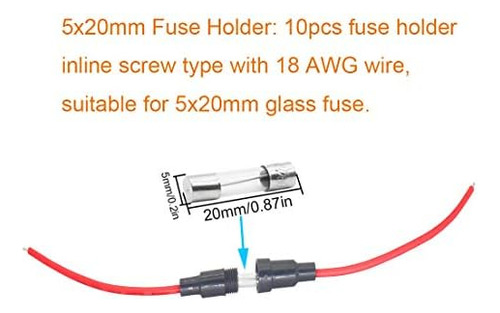 Xffcsec Paquete Combinado De Fusibles De 250 V | Contiene 15