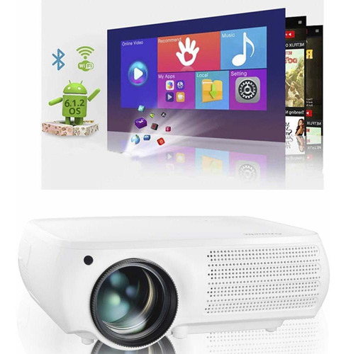 Proyector Android Real Gzunelic Lumen Smart Wifi ± ° Xy