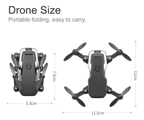 Mini Drone Para Lf606 2.4 G Rc Drone Con 4k Cámara Wifi Fpv
