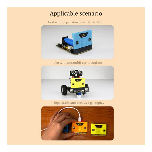 Placa De Desenvolvimento Bbc Microbit V2 Makecode Python Pro