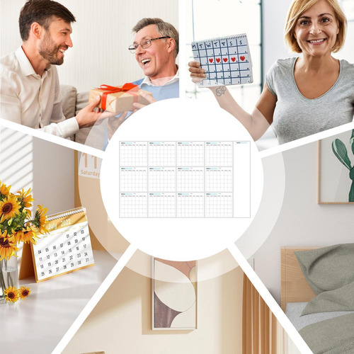 Calendario De Pared Ble Calendario De Tablero Extra Grande P