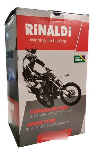 Imagen 3 de 8 de Camara Rinaldi Moto 4mm Rodado 17 18 19 21 Reforzada Cross