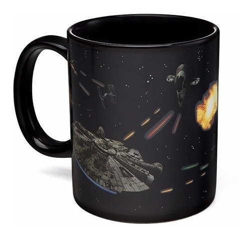 Caneca Star Wars Batalha Espacial Sensível À Temperatura