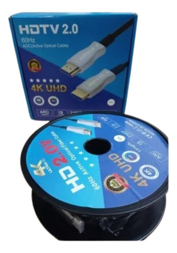 Hdmi Fibra Cable Optico 30m Extensor Factura