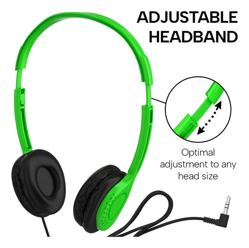 Auriculares Estudiantiles Maeline Bulk: Control De Volumen