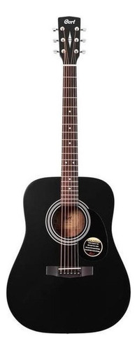 Guitarra Electroacustica Cort Negra Mate Mod.ad810e Bks