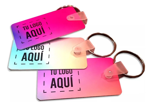 10 Tarjetas Mini Llavero De Pvc Personalizadas Full Color