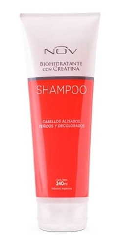 Imagen 1 de 1 de Shampoo Nov Biohidratante Con Creatina Pomo X 240ml