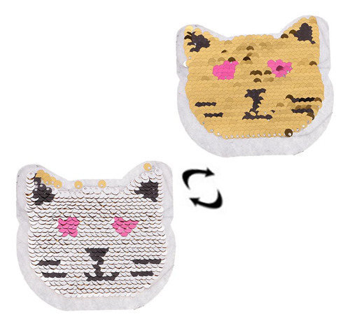 De Gato Con Lentejuelas, Transferencia Termoadhesiva, , Para