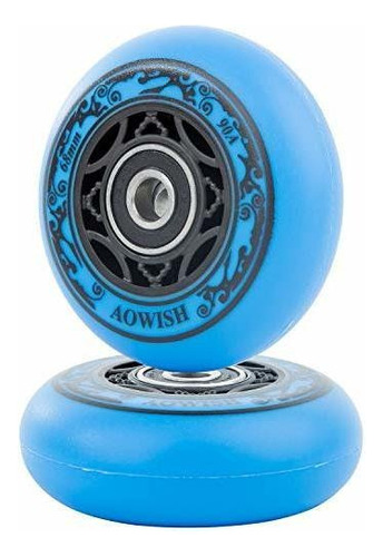 Aowish 2-pack Mini Ripstik Wheels 68mm Ripster Wheels 90a Ri