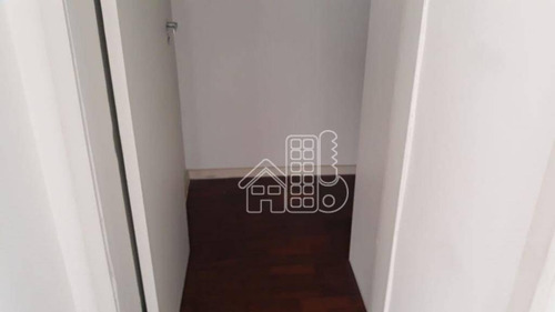Apartamento Com 1 Dormitório À Venda, 60 M² Por R$ 425.000,00 - Icaraí - Niterói/rj - Ap2726