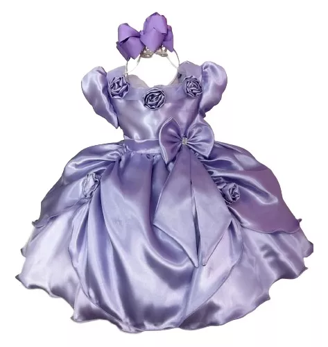 Vestido Princesa Sofia Roxo Julia infantil